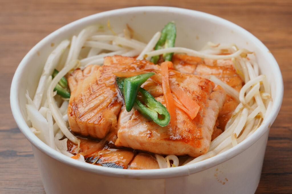 Salmon teriyaki